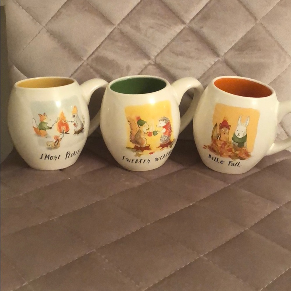 SOLD! SOLD! FALL!! Brand New Rae Dunn Mug Bundle!